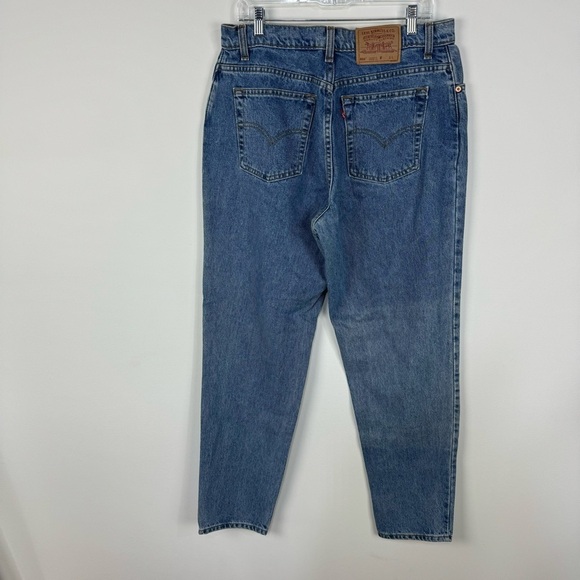 Levi's 550 Relaxed Fit Tapered Leg Medium Wash Denim Jeans 16 Long Tall - Picture 2 of 4